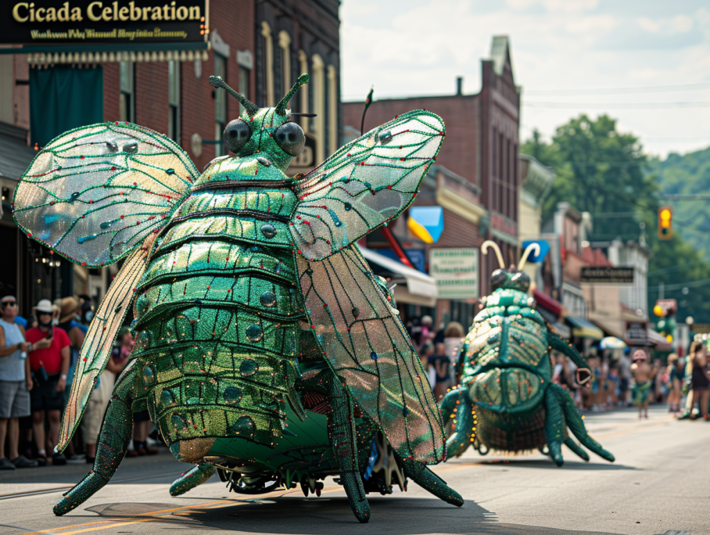 The Grubville Cicada Parade happened last weekend.
