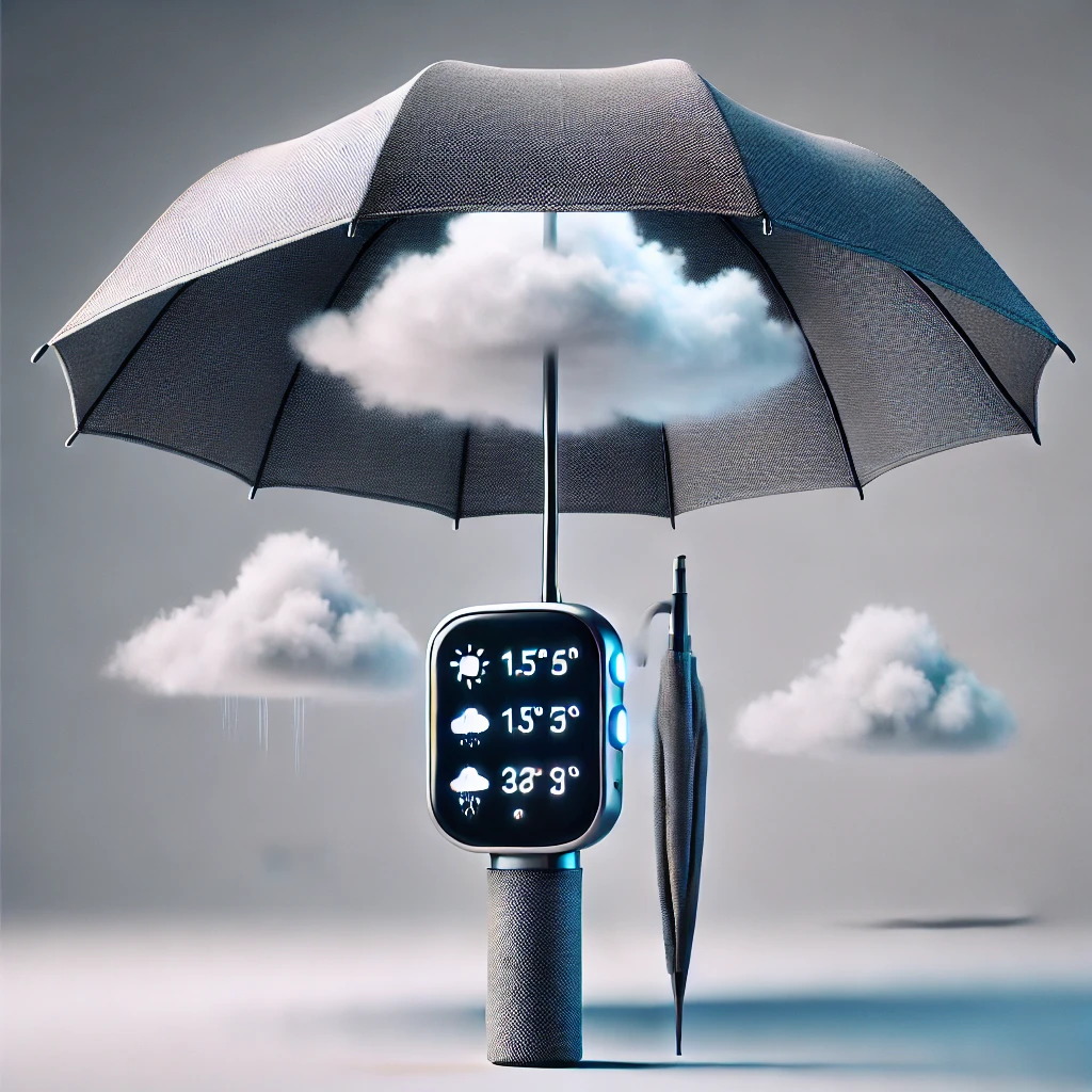 Rain Bee 2.0's smart umbrella
