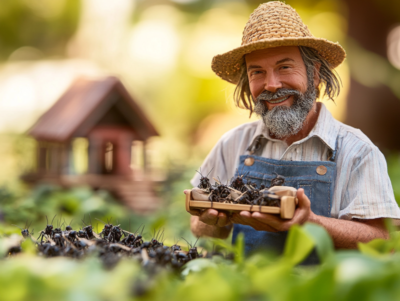 Marvin Greeley, founder of Bug Bliss Ranch