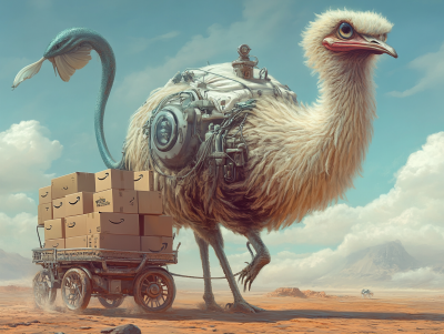 Genetics Start-Up Unveils ‘Ostrifloon,’ a Fur-Covered, Amphibious Mystery Creature